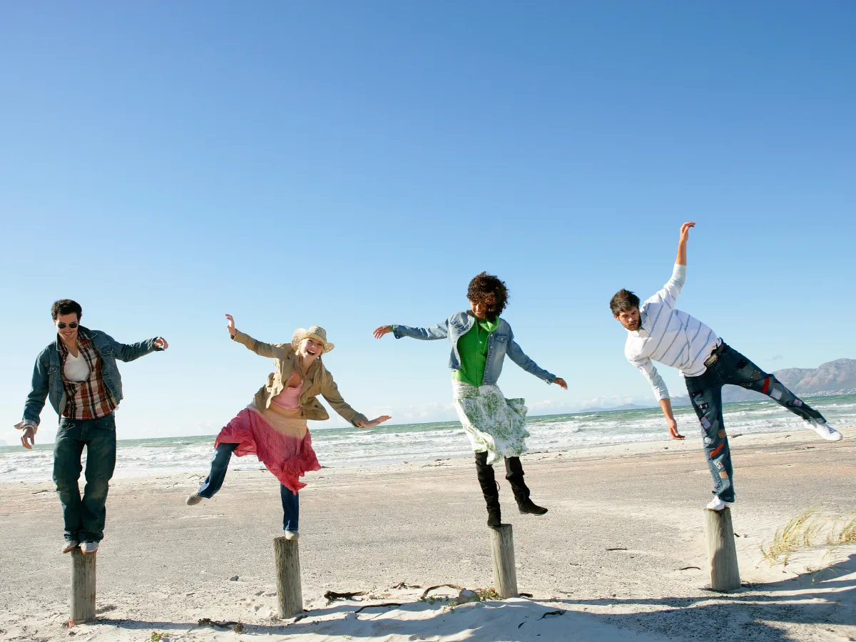 Ein ausgeglichener Körperschwerpunkt als Basis für Schmerzfreiheit.